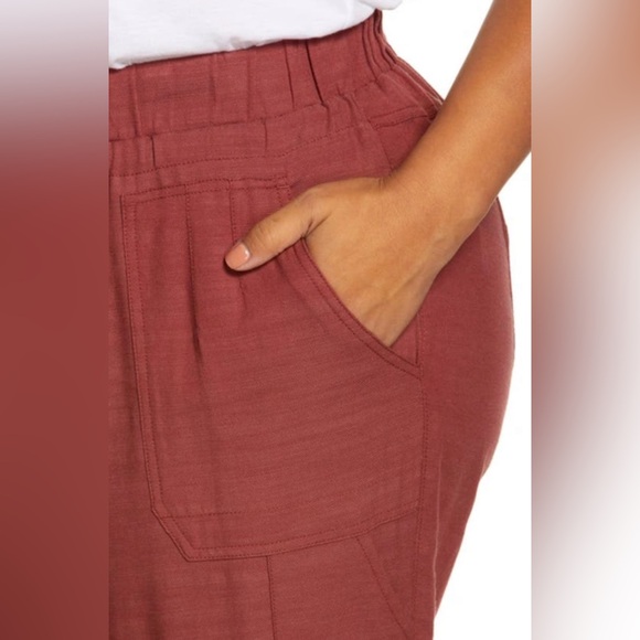 Wit & Wisdom Textured High Waist Joggers Apple Butter - Picture 5 of 6